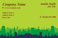 A generic business card design often used by business located in a city or house movers