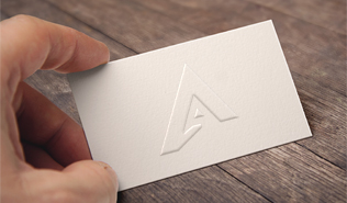 Luxurious Embossed business cards