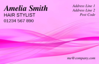 An abstract background design with pink/magenta waves which is often used by fashion designers.