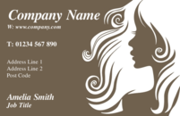 These business card templates for hairdressers.