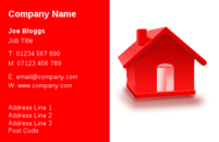 Business card designs for estate agents and other people involved in the property and building trade.