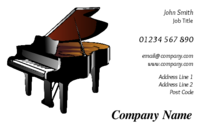 Music teachers or musicians, especially those whose tool is a piano will love these business cards. The image of a piano in the business card template was not easy to find, so hopefully, you will appreciate the template.