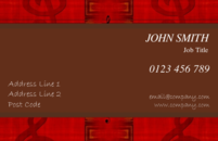 Business card templates for musicians.