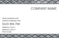 Plain but sophisticated business card template for use by all.