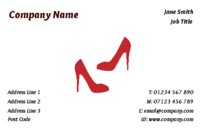 Shopping and fashion business card templates.