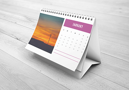 Personalised Desk Calendars