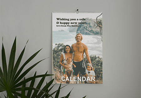 Professionally printed A4 Wall Calendars