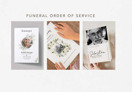 Funeral Order of Service A5 Booklets - 8 Pages