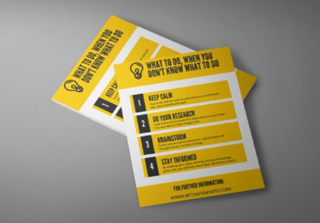 Professionally printed A4 leaflets