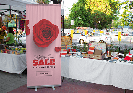 Professionally Printed Roller Banners