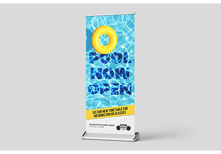 Same Day Express Premium Pull Up Banner (800mm)